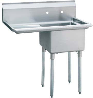 HAINOX American Type Sink — Left Drainboard