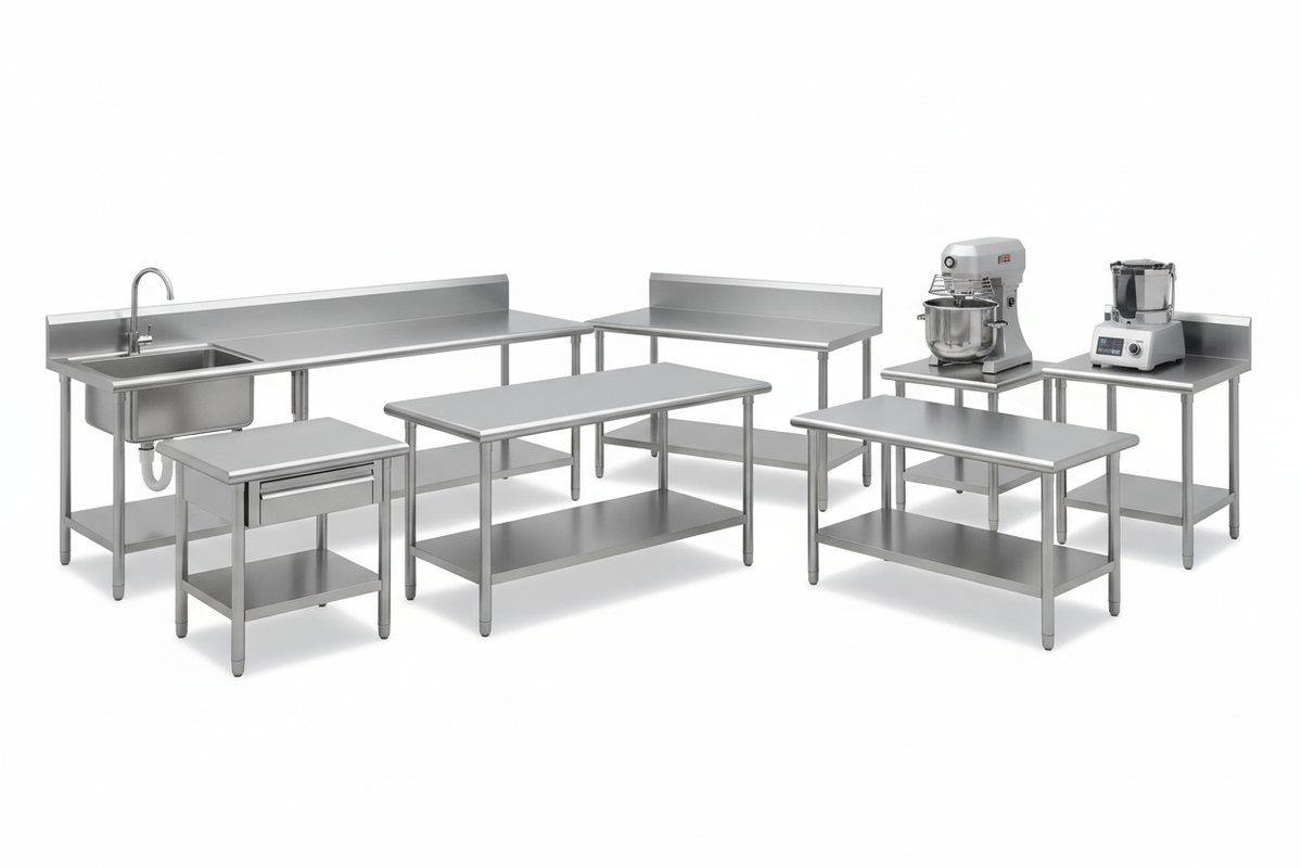 Commercial Work Tables & Equipment Stands