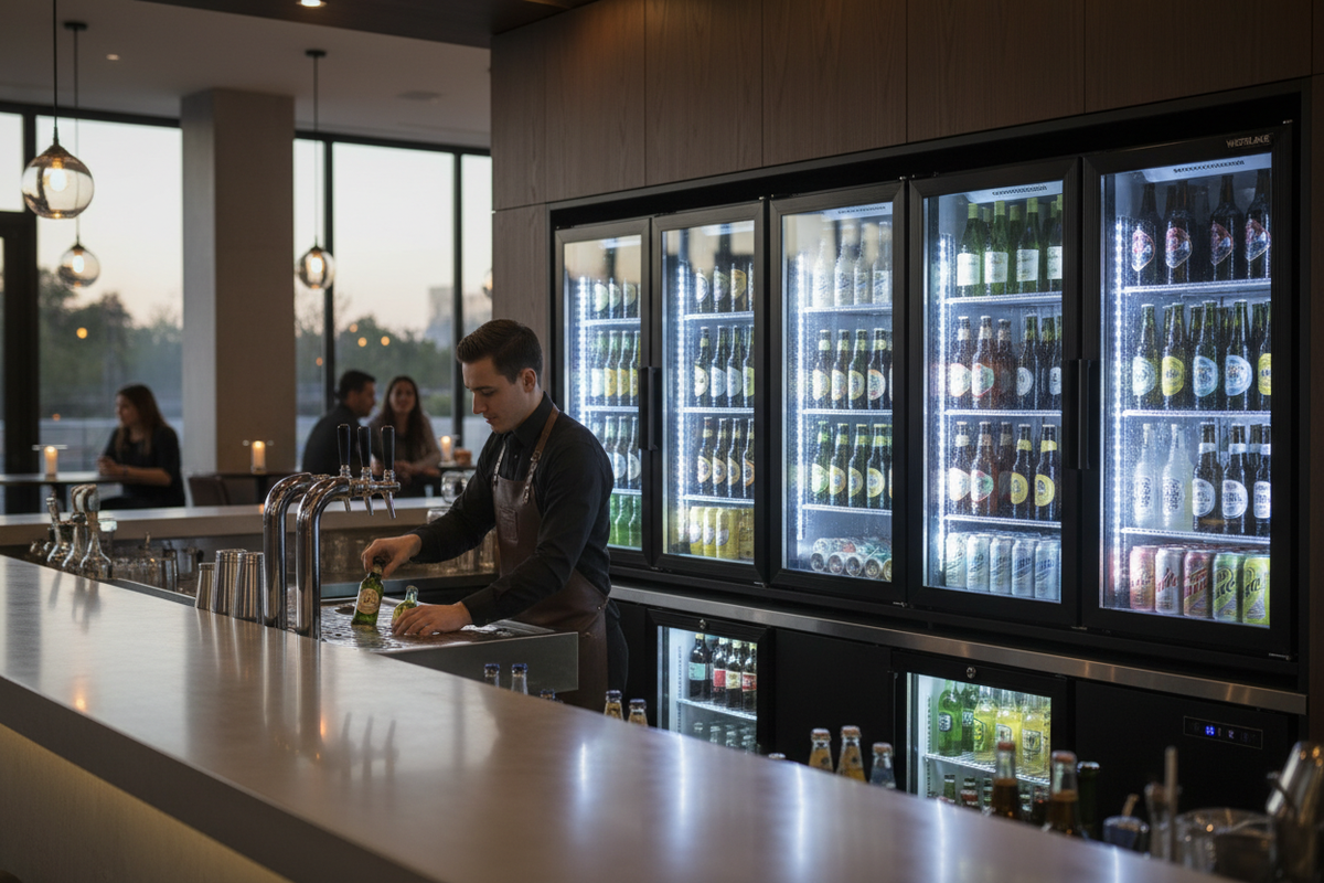 Back Bar Refrigerators & Beverage Coolers
