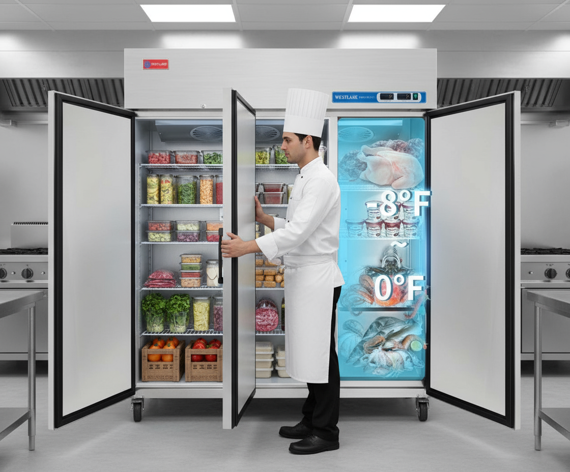 Reach In Refrigerator and Freezer Combos