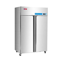 WESTLAKE Commercial Refrigerator, 48" W 2 door Reach in Fridge Solid door Upright Cooler 36 Cu.ft for Restaurant, Bar, Shop, etc