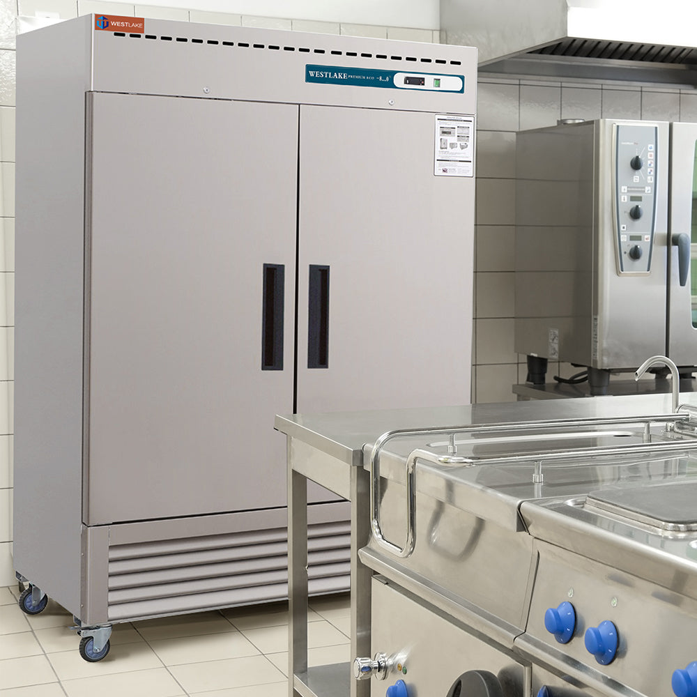 Commercial Reach in Fridge, Commercial Reach in 2 door 49 Cu.ft Stainless Steel Upright Refrigerator