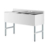Underbar Sink Three bowls with Left Drainboard 