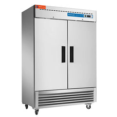 WESTLAKE Commercial Refrigerator, 54" W 2 door Reach in Fridge Solid door Upright Cooler 49 Cu.ft for Restaurant, Bar, Shop, etc