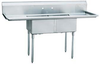 HAINOX American Type Sink — Left & Right Drainboards