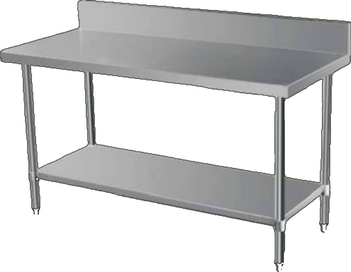 HAISLAND Work Table — 1.5" Black Splash